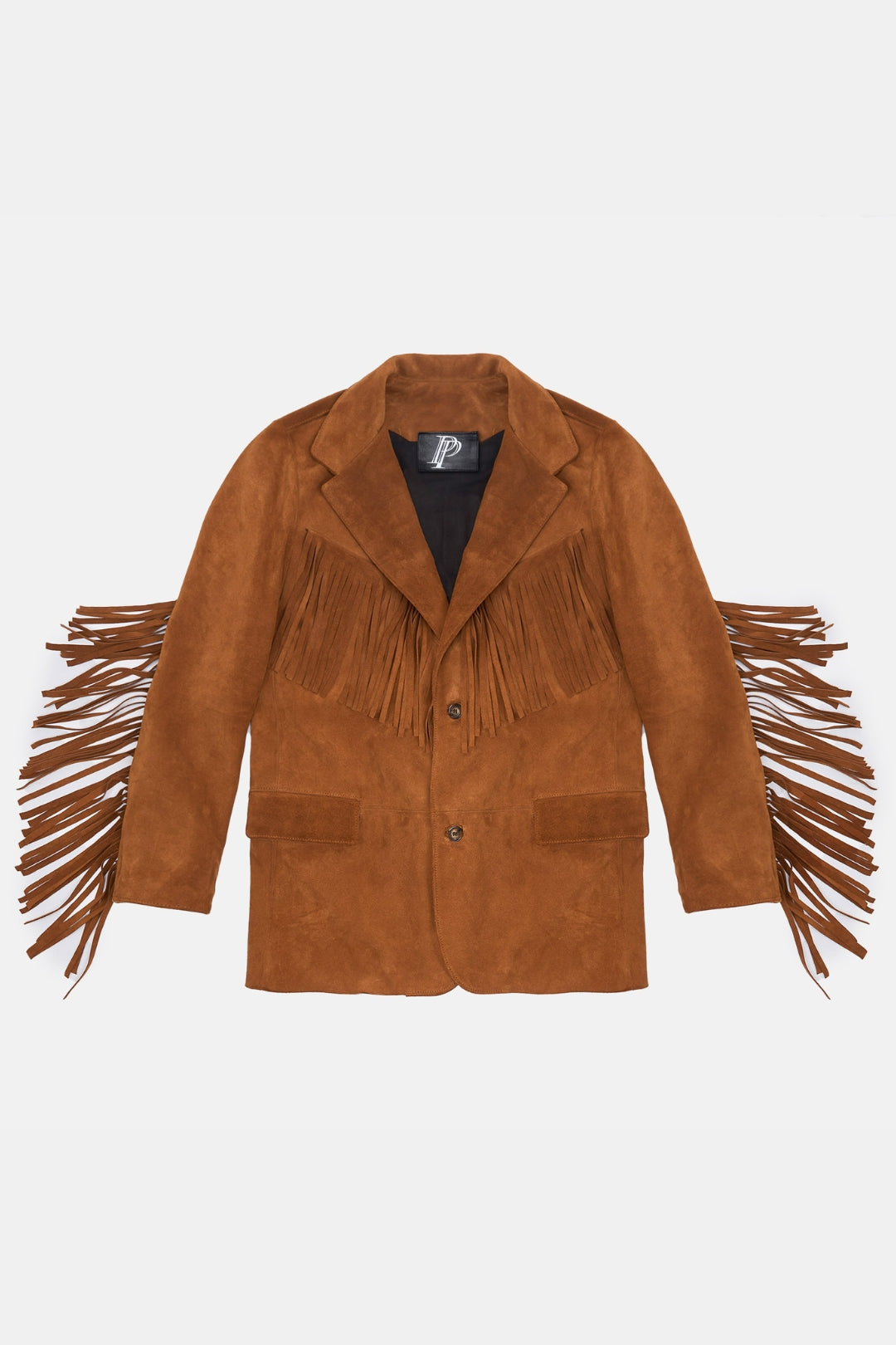 Brown Suede Fringed Jacket – POCHLY